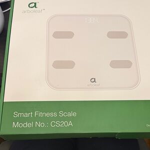 White Smart Fitness Scale CS20A